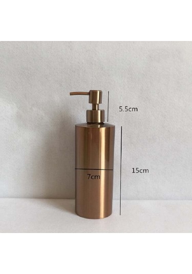 Sones 550ml Paslanmaz Çelik El Sabunu Şişesi Tezgah Üstü Sabunluk