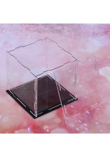 Dolıty Akrilik Oyuncak Teşhir Vitrini Toz Geçirmez Süs Koruma