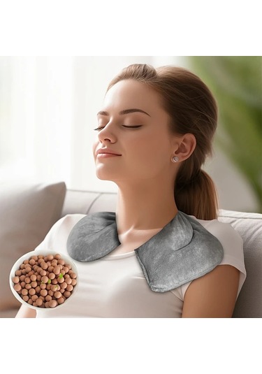 Willowhaven Mikrodalgada Isınabilen Kahverengi Kil Dolgulu Sıcak Kompres Yastığı Kahverengi