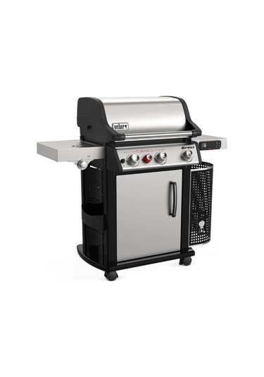 Weber Spirit Spx-335 Smart Gazlı Barbekü 3 Brülör Xl Sear Zone Weber Connect-177 Siyah