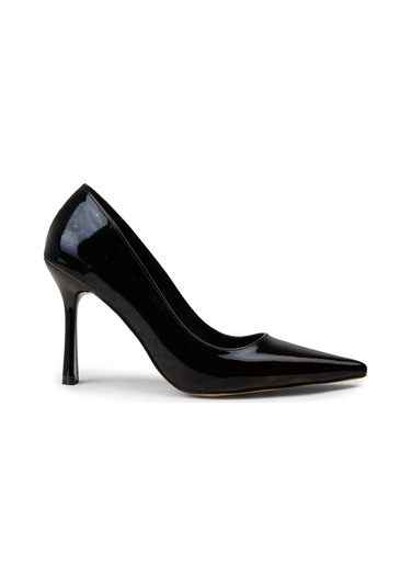 Deery Kadın Siyah Rugan Stiletto - K0439zsyhc01