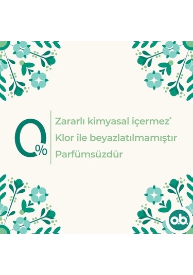 O.B Organic Tampon Super 16'lı