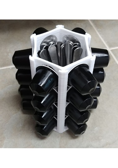 Nespresso Kapsül Kahve Uyumlu Tutucu Dekoratif Çok Amaçlı Stand Beyaz