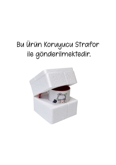 3d Lama Baskılı Kupa Bardak Beyaz