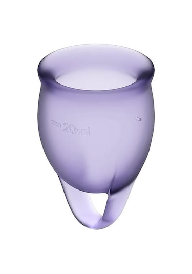 Satisfyer Feel Confident Menstrual Cup Lila