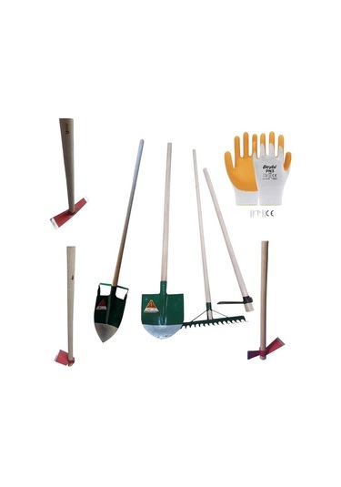 Bahçe Bağ Hobi Set Kürek + Çapa Set Saplı Kovan Ayarlı Hobi Set