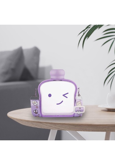 Dolıty Çocuk Su Şişesi Yaz Hediyesi Yetişkinler Menekşe Menekşe