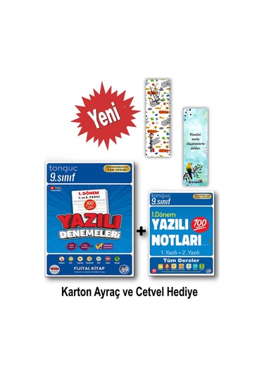 9. Sınıf 1. Dönem Yazılı Notları Ve Denemeleri 1 Ve 2. Yazılı