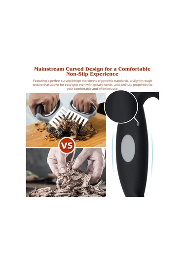 Youmex 2'li Çelik Ayı Pençe Et Shredder - Dışarıdaki Bbq Ve Mutfak İçin Et Parçacı, Tavuk撕扯 Aleti Diğer