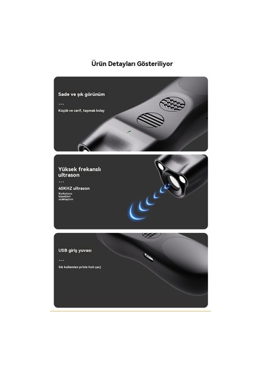 Seigawa Ultrasonik Köpek Kovucu Havlayan Cihaz