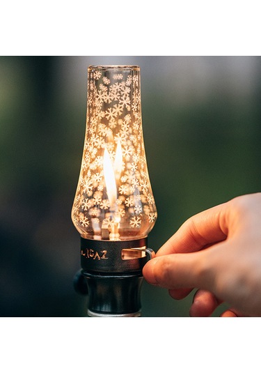 Yifomall Dışarıda Kullanım Güneş Desenli Taşınabilir Gazlı Çadır Lambası - Parlaklık Ayarlanabilir Tip B Stüdyo Işığı Çok Renkli