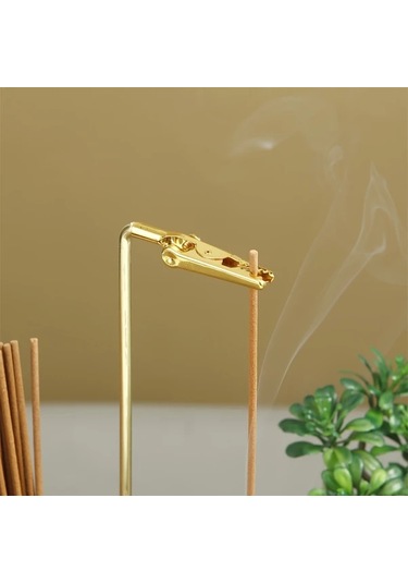 Honeybeeshop Geri Dönüştürülmüş Ahır Mumluk Cam Tabak Mermer Taban Retro 5 Çift Yuvarlak Bardak Tütsü Brülörü