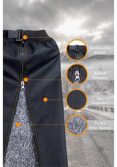 Ankaflex Motosiklet Diz Koruma Örtüsü Motorsiklet Dizlik Yağmur R