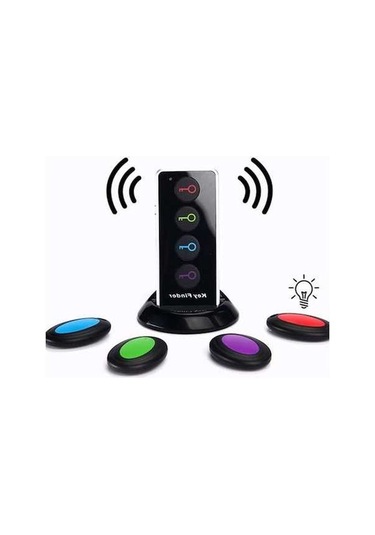 Dancemonkey 4'ü 1 Arada Kablosuz Anahtar Bulucu, Uzaktan Arama & Konum Belirleyici, Alarm & Hatırlatıcı