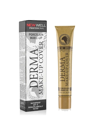 New Well Derma Make Up Cover Porselen Kapatıcı Fond.Silver