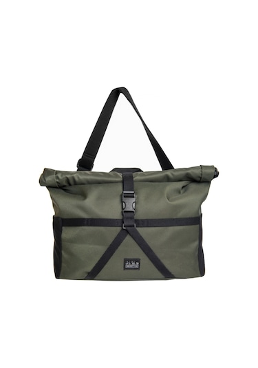 Brompton Borough Roll Top Bag Medium Olive Q101583 Siyah