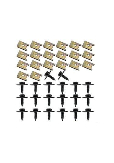 Fobz Metal Klipsli 20'li Otomobil Vida Seti 391712916