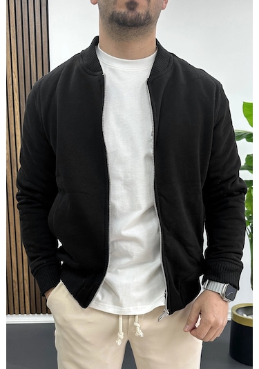 Edwox Erkek Kolej Yaka Ceket Edw448 Siyah