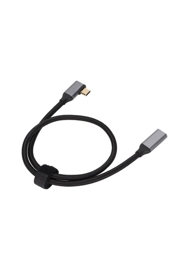 90 Derece Type-c Uzatma Kablosu 50cm, 100w Kaiyi