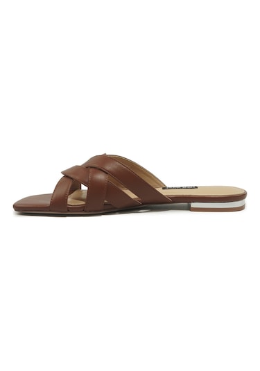 Nine West Etsınar 6fx Taba Kadın Düz Terlik 000000000102239103 Taba