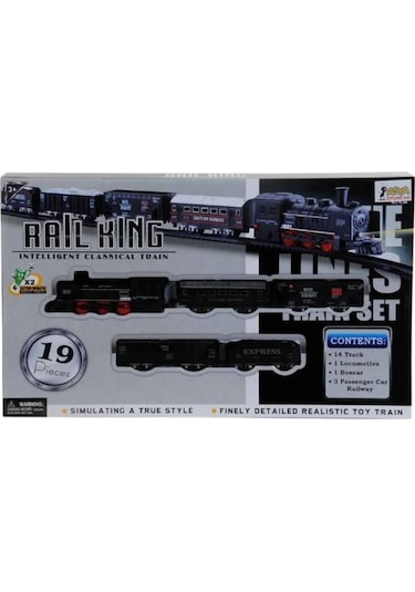 Kutulu Pilli 19 Parça Tren Set - 08032-TL06/TL07
