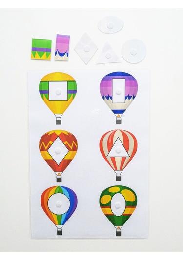 Çocuklar İçin Renkleri Öğretici Eşleştirme Dikkat Hafıza Güçlendirme Oyunu Cırtlı Etkinlik Etkl-70