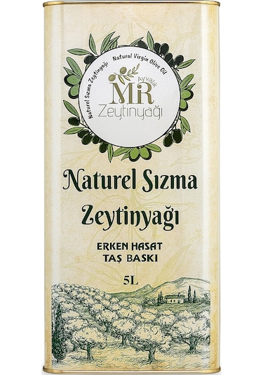 Mr Ilk Hasat Soğuk Sıkım Naturel Sızma Zeytinyağı 5 L