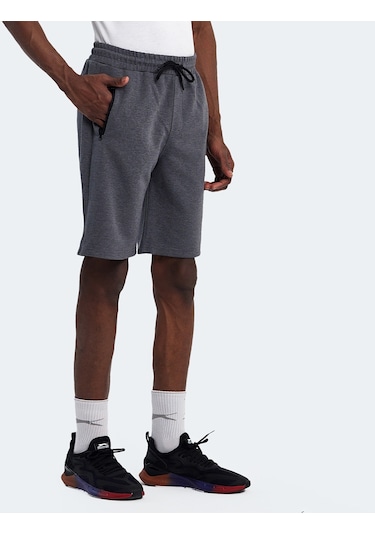 Slazenger KAARLO Erkek Cepli Koyu Gri Şort