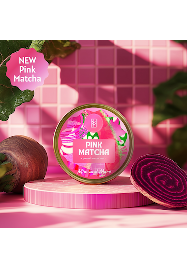 Mim And More Pink Matcha Pembe Superfood Matcha Tozu 25 G
