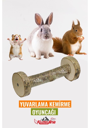 Hamster Tavşan Gine Pig Yuvarlama Kemirme Oyuncağı