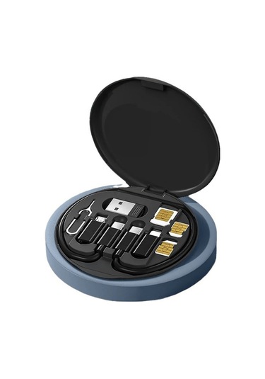 Tenfowee 60w Hızlı Şarj Çift Usb-c Ve Uyumlu Çok Fonksiyonlu Kablolu Telefon Tutucu