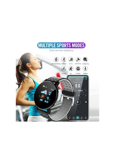 Samdoo 1.3" Ekranlı Ip68 Su Geçirmez Akıllı Saat