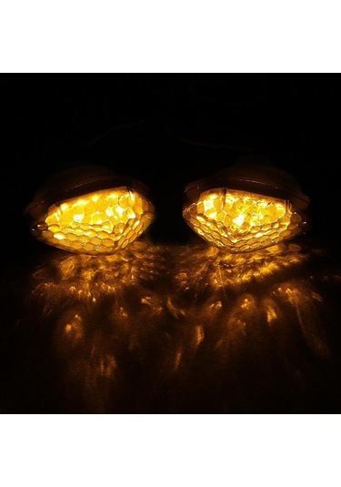 Suntek Fr Honda Cbr 600rr 1000rr 2004-2007 Led Sıva Altı Montaj Ön Dönüş Sinyali Işığı
