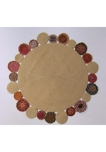 Jüt Halı El Yapımı Daire Model:427