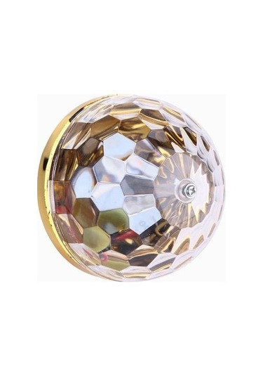 Besthome1 E27 6w Rgb Led Kristal Top Işığı, Parti, Dj, Noel İçin 360 Renkli Aydınlatma