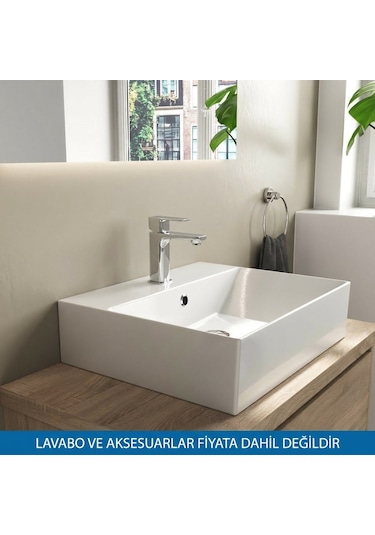 Adell Bloc Lavabo Bataryası -parlak Krom Krom