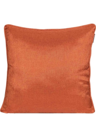 4'lü  Hasır Dokulu Fitilli Çift Taraflı Kırlent Kılıfı Turuncu-1058