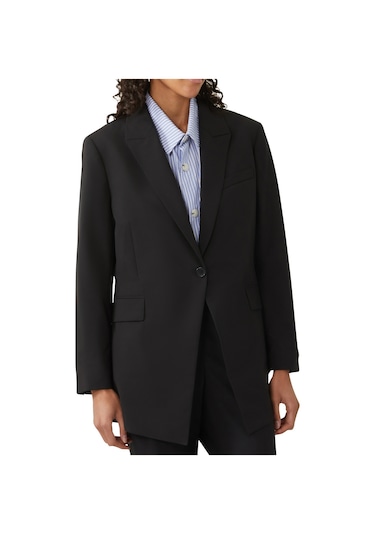 Theory Kadın Merino Yün Blazer Ceket Siyah