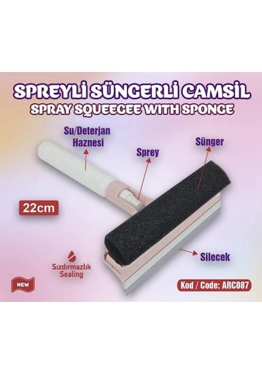 Rio Spreyli Süngerli Camsil
