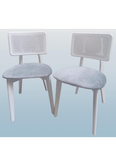 Sandalye Zia Model 90406 Kayın Gövde Modern Tarz Doğal Hasırlı El Yapımı