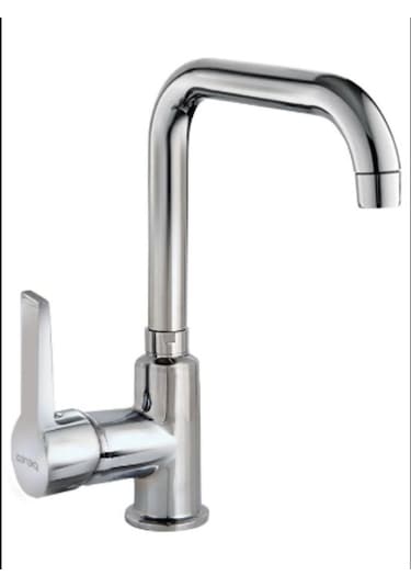 Penta Agena Serisi Lavabo + Eviye + Banyo Bataryası - L Boru Krom
