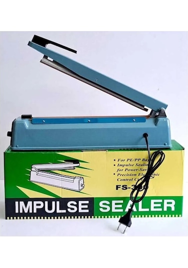 30cm Metal Gövde Poşet Ağzı Yapıştırma Kapatma Makinası Fs-300 4741