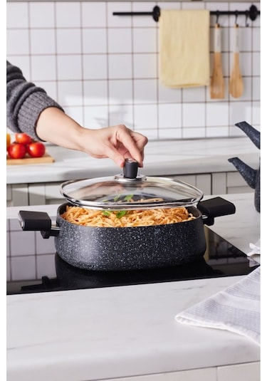 Karaca  Biogranit Sando 14 Parça Çeyiz Seti Siyah