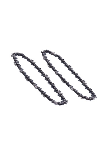 Ximistore9 4 İnç Mini Motorlu Testere İçin 2 Adet Değişim Zinciri - Isı İşlemeli Yarı Kesici, Pürüzsüz Kesim, Uzun Ömürlü Alyuminyum Çelik