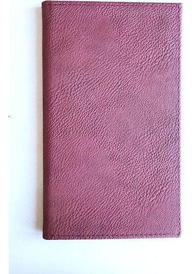 Hesap Sümeni Adisyon Kabı Bordo Vegan Deri 12 X 20 Cm.