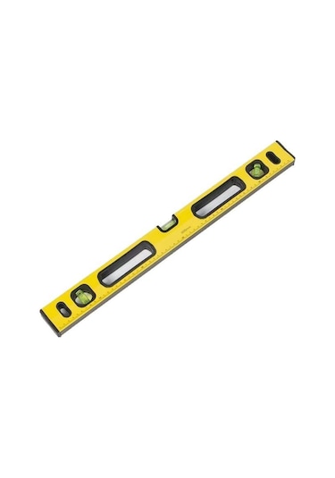 Leezsing 60 Cm Alüminyum Ağır Duty Seviye Cihazı, Güçlü Mıknatıslı, Yüksek Hassasiyetli Ölçüm Aracı, Sarı Renk