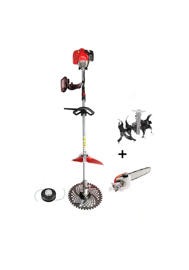 Silen C-52 3.2 KW 4.6 HP Yan Tırpan + Dal Testere + Akrep Çapa Makinesi