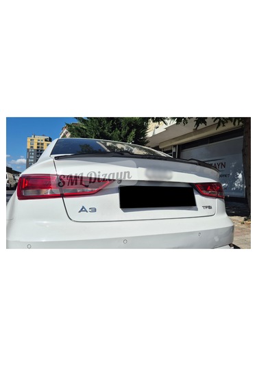 Audi A3 Sedan Yarasa Spoiler Spoyler 2013-2020 Parlak Siyah