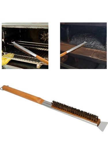 Suntek Pizza Fırın Fırçası Çıkarılabilir Taşı Kamplar B