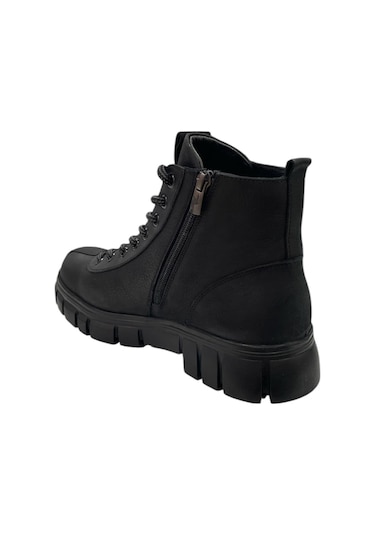 Voyager 4443 Erkek Casual Deri Nubuk Bot Kış 24 Siyah